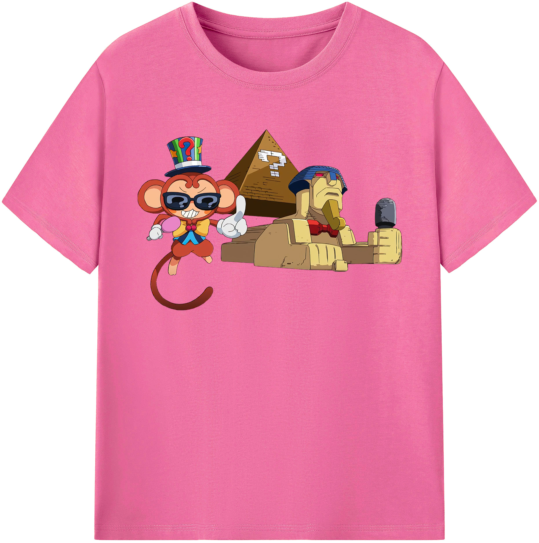 （画像用） 遊☆戯☆王 Yu-Gi-Oh! レディースカジュアルプリントTシャツ（綿100％）